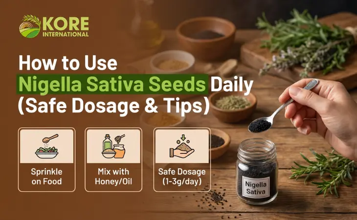 How to Use Nigella Sativa Seeds Daily (Safe Dosage & Tips)